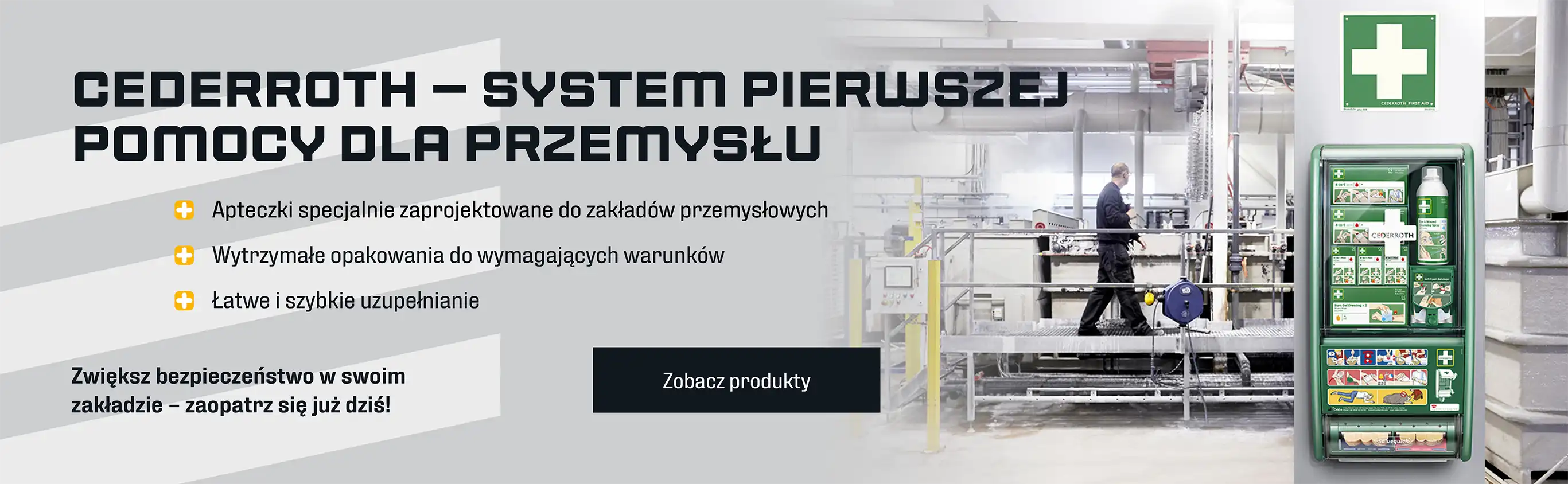 Cederroth – system pierwszej pomocy dla przemysłu