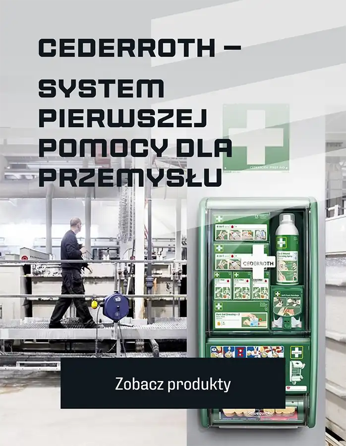 Cederroth – system pierwszej pomocy dla przemysłu