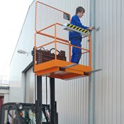 Klatka zabezpieczająca dla wózków widłowych